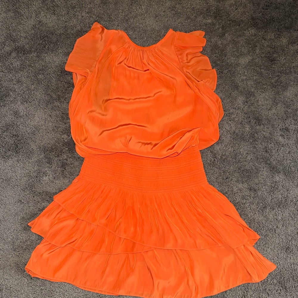 Ramy Brook Orange Mini Dress